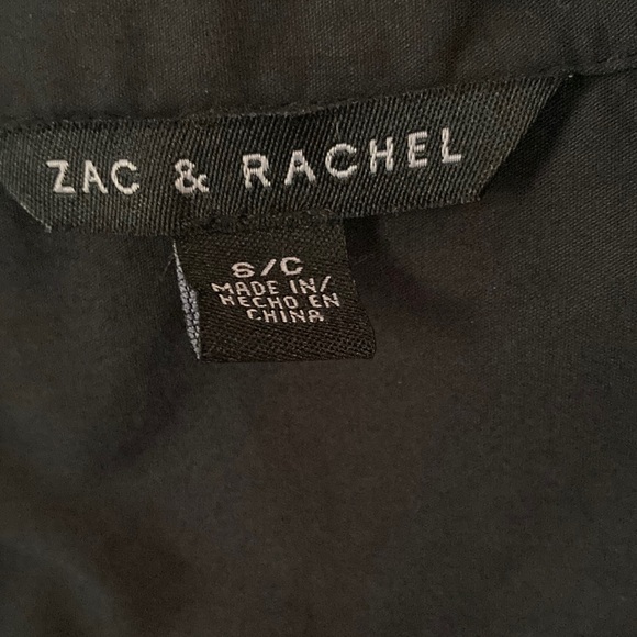 ❤️‍🔥5/20$ ZAC&RACHEL💫 Women’s Black Button-Up Collar Dress Shirt - Picture 7 of 8